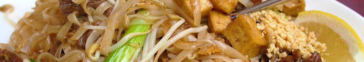 Eating Thai at Roy Thai Restaurant & Bar restaurant in Orangeburg, NY.